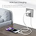 Basesailor for iPhone 17 USB C to USB C Cable 10ft,4 in 1 60W Fast Charging Multi Charger Cord with USBA/Lightning Adapter for Apple 16 15 14 Mini Plus Max,MacBook Pro,iPad mini 7 6,S25 S24,Pixel 9 8