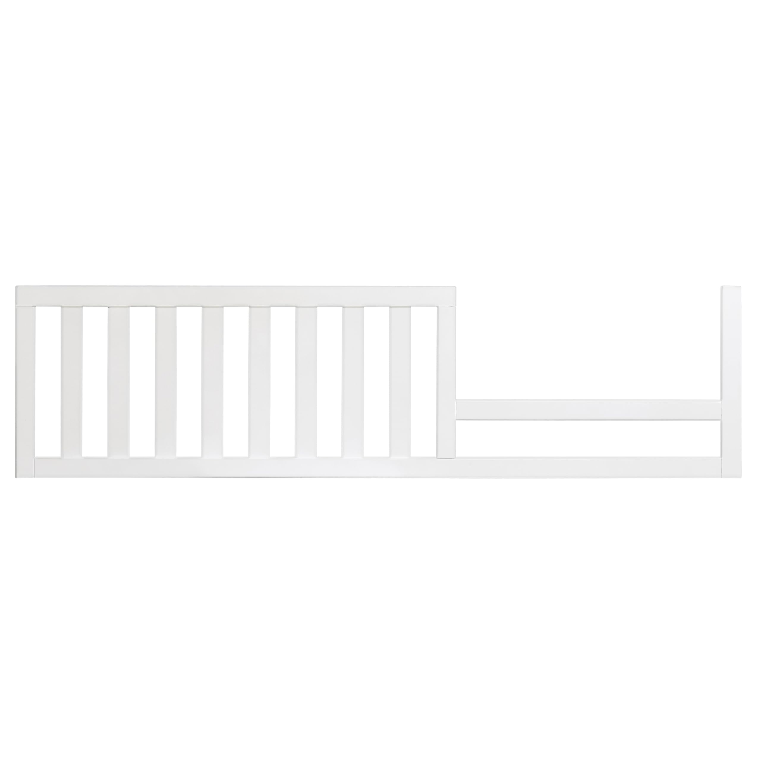 Evolur Convertible Crib Toddler Guard Rail, Solid Wood Construction, Easily Attachable Guard Rail