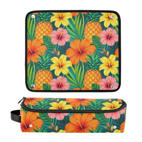 Bolsa de viaje para herramientas de cabello con estera resistente al calor miniatura 3