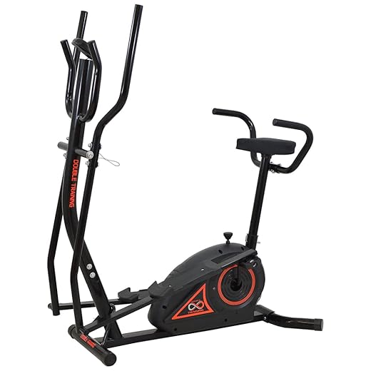 Poli Sports Elíptico Double Training Preto