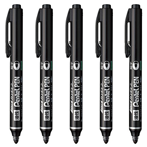 Amazon | ぺんてる 油性ペン ノック式ハンディS PentelPEN XNXS15-AP