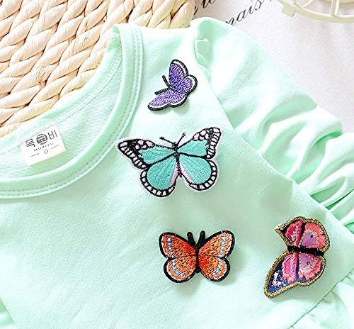 Infant Little Baby Girls Clothing Set 2 Pieces Set Long Sleeve T Shirt and Skirt Pants 6-12 Months Green image 2 of 5 B07VYSJ3D8