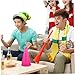 TOYANDONA 5pcs Plastic Megaphones Speaker Cheer Megaphones for Party Boys and Girls Cheerleading Noisemakers for Party Favors