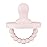 Ryan & Rose Cutie PAT Pacifier Teether (Flat, Pink)