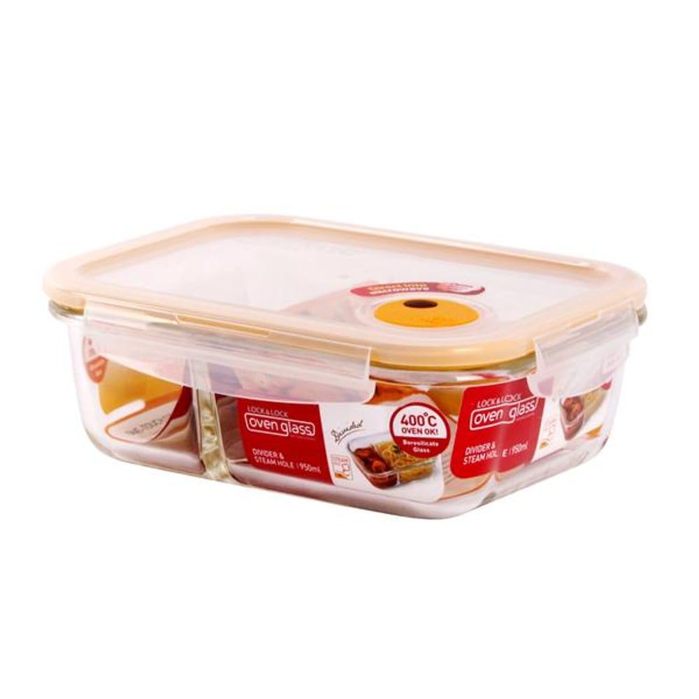 Lock&Lock Set 5 Contenitori Etici Bisfree – 260/450/910 Ml – Adatti A Microonde E Freezer - 4