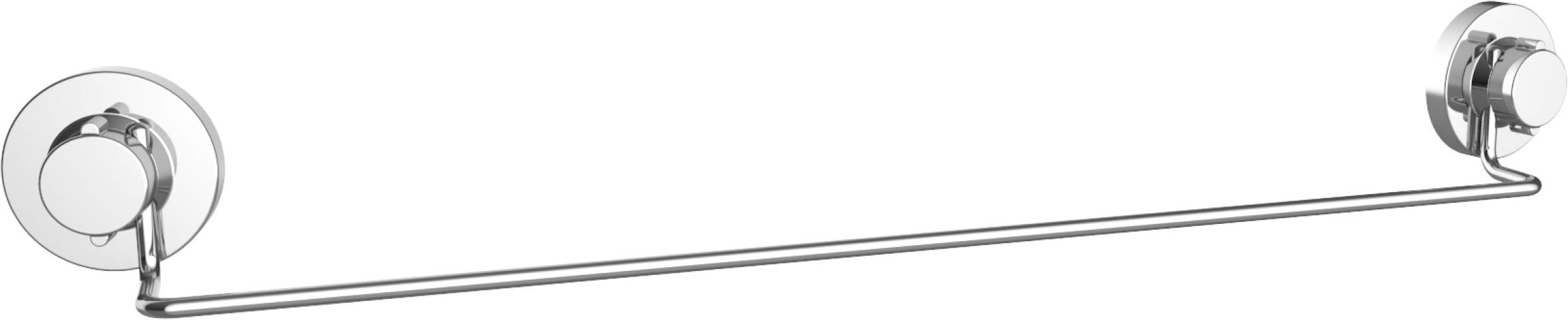 Cornat Towel Hook 3-in-1-3 Different Mounting Options with Suction Cup/Adhesive Pad and Drilling - Chrome-Plated/Adhesive Hook/Towel Holder, T340256