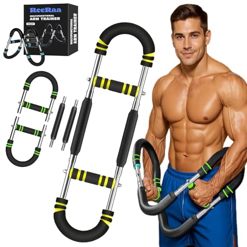 Image of ReeRaa Twister Arm Trainer,Arm Trainer for Men, Adjustable Chest Workout Equipment,Chest Trainer, Shoulder Muscle Training,Wrist & Forearm Strengtheners, Portable Home Fitness Equipment