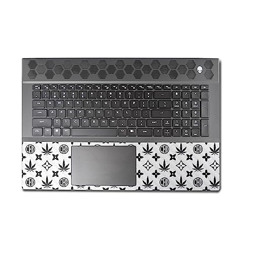 Image of MightySkins Carbon Fiber Skin Compatible with Alienware M18 R1 (2023) Full Wrap Kit - CBD Black | Protective, Durable Textured Carbon Fiber Finish | Easy to Apply & Change Styles | Made in The USA