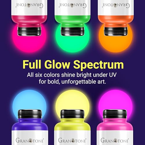 Image of GRANOTONE Neon Green 1 L Rich Pigment Non Cracking Craft Paint