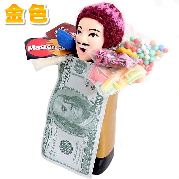 Amazon.co.jp: 本物のエケコ人形【金色】（Lサイズ：約17cm