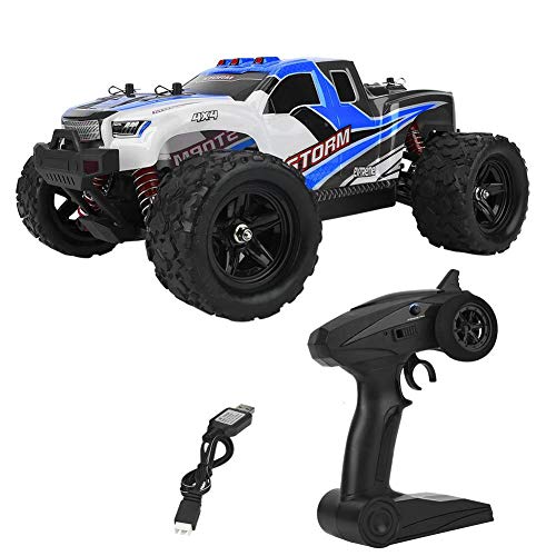 Woyisisi 1:18 2.4ghz Velocidades Ru00a8u00a2Pidas Cuatro Ruedas Motrices Control Remoto RC Modelo De Coche De Juguete(Rojo)