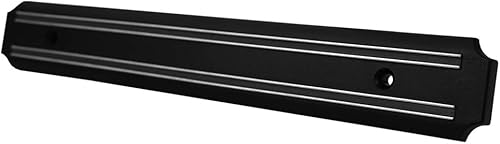 Miniatura 4 de Home Basics Portacuchillos magnético de acero inoxidable, negro (1)