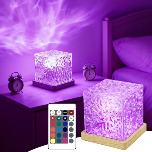 HOUSN Aurore Projecteur Ciel Etoile Galaxy,Lampe Aurore Boréale LED avec Télécommande,16 Couleurs et Effets Rotatifs, Veilleuse pour Chambre à...