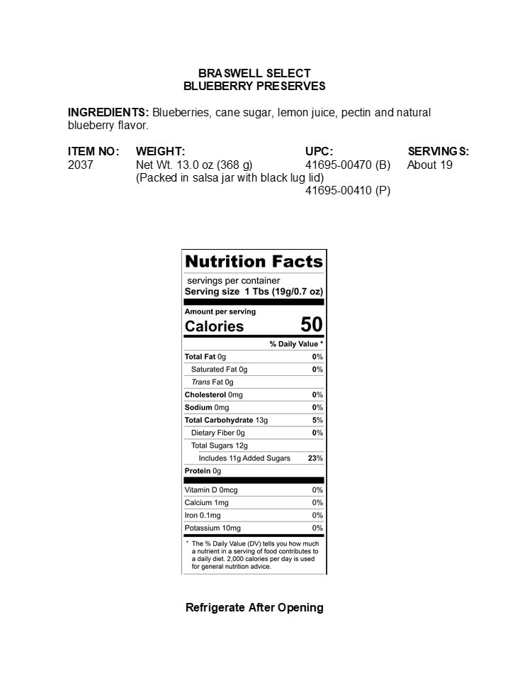 Miniatura 2 de Braswell's Seleccionar conservas de arándanos