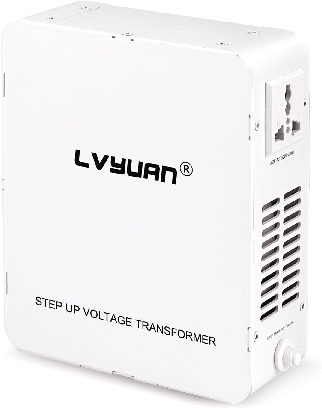LVYUAN 1500W Step Up Transformer Voltage Converter 110/120V to 220/240V Electrical Converter with Circuit Breaker Protection for Euro China Korea Appliances(3 Year Warranty)