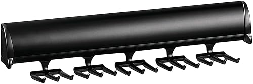 Miniatura 7 de TAG Hardware Designer Organizador de armario telescópico de extensión completa de 15 ganchos (pizarra)