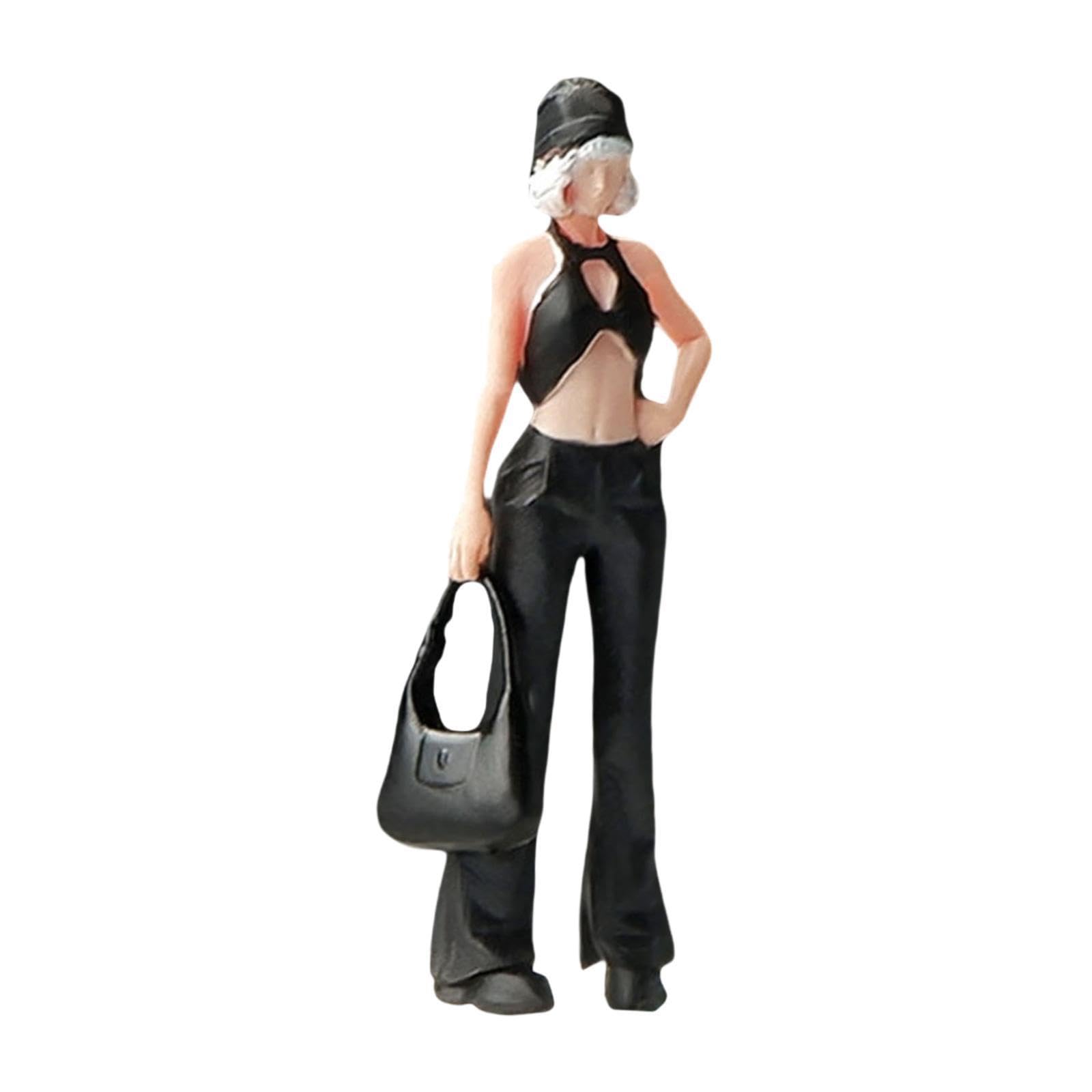 KIXZSAZ Durability in Handpainted Miniature Resin Figurine Model Doll Aesthetic Choice for Photography Props and Decorative Touches Tiny Miniature Figurine