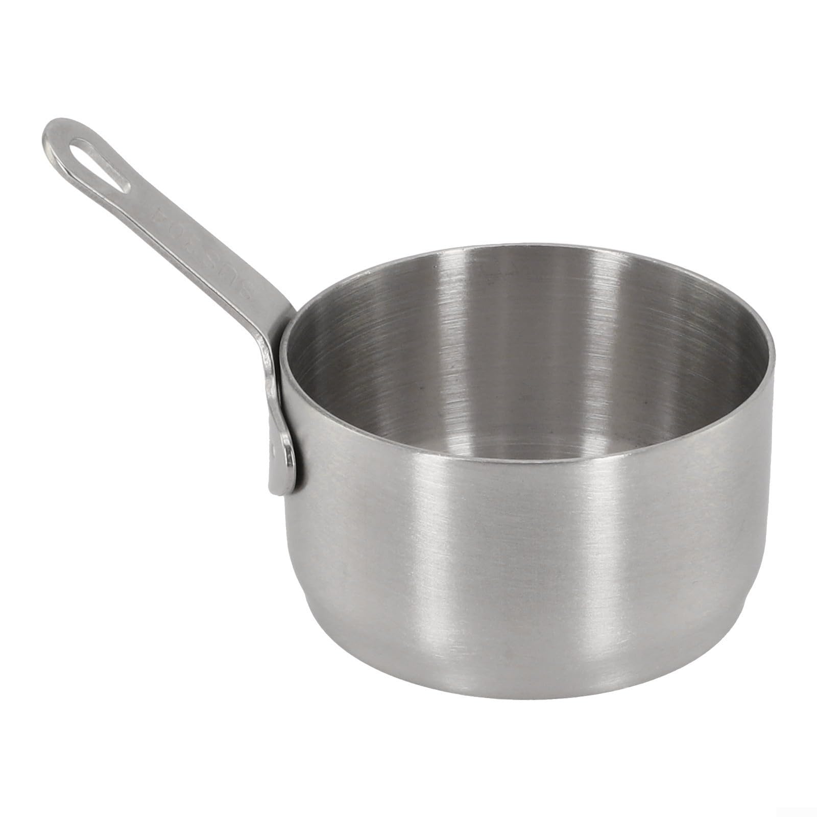 Stainless Steel Mini Sauce Pan 100ml Non Small Saucepan for Baby Portable Milk Pot for Warming Milk Coffee