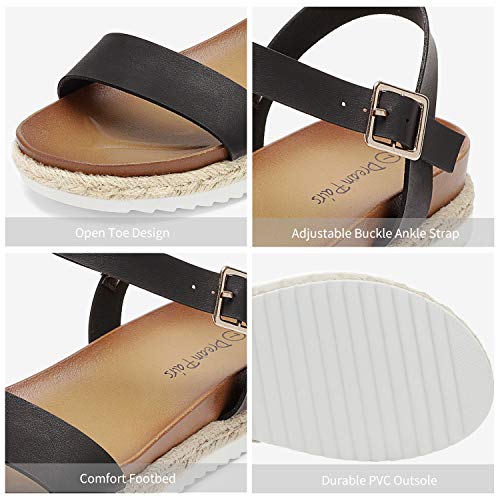 Image of DREAM PAIRS Espadrille Casual Platform Sandals