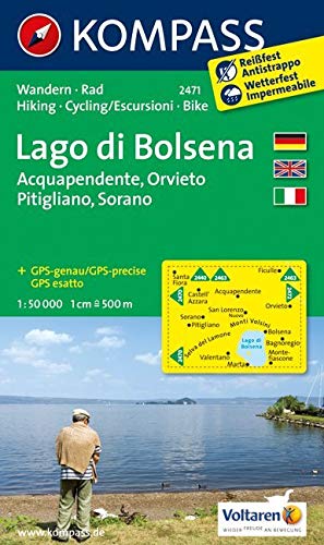Télécharger Lago di Bolsena (Acquapendente - Orvieto - Pitigliano - Sorano) 1 : 50 000: Wanderkarte mit Radtoure Livre PDF Gratuit