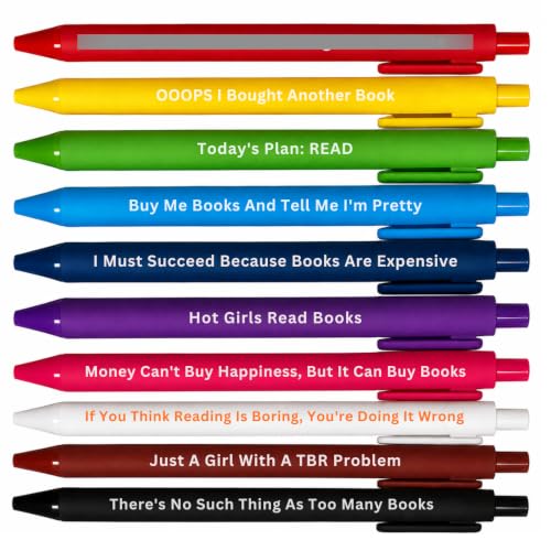 Cute Book-Themed Pens