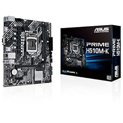 ASUS Prime H510M-K Gaming Mainboard Sockel Intel LGA 1200 (Intel H510, mATX, PCIe 4.0, Intel 1GB Ethernet, HDMI, D-Sub, SATA 6Gbit/s, COM Header, RGB Header)