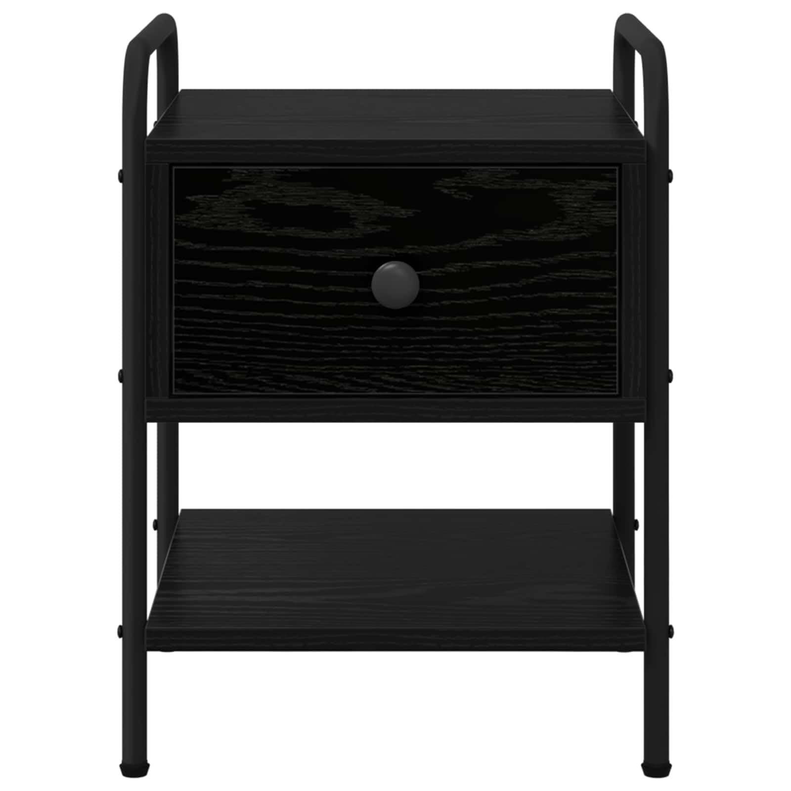 Hothingwell Stolik nocny 2 szt. Chene Black Wood Ingenierie