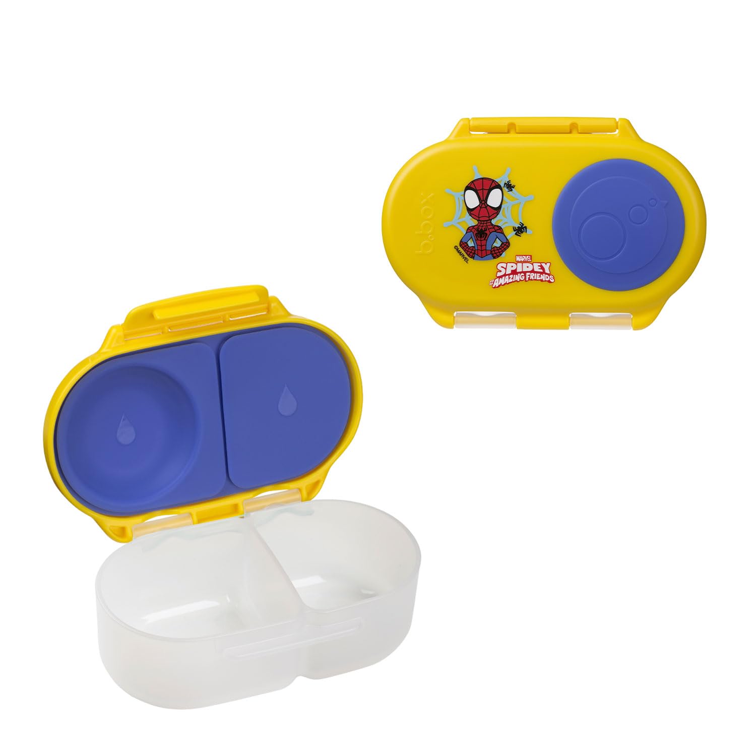 b.Box Spidey Snackbox for Kids - Leak-Proof, 2 Compartments & Easy to Carry - Multicolor-image-49