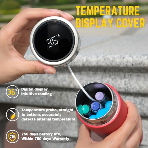 Image of DISONCARE Odyssey 60H Insulin Cooler Travel case Digital Display Medication Cooler for Medicine Travel TSA Approved Ice Pack Diabetic Medical Cooler Diabetes Bag EpiPen with QR Medical Tag(Rescue Red）