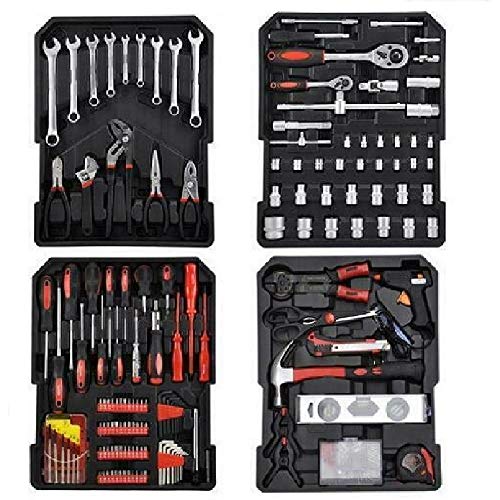 Kit de herramientas mecánicas 1199 piezas con maletín miniatura 2