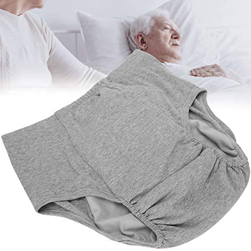 Image of Adult Cloth Diaper Nappy, Adult Urine Pad Pants Diapers,Incontinence Care Panties Reusable Washable Underwear for Elderly Pregnant Women (XXL)