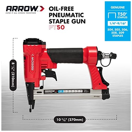 Arrow Fastener Arrow PT50 Pneumatic Staple Gun Best Hydraulic Product