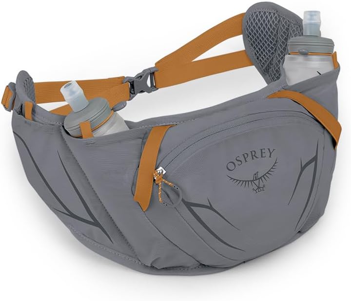 Osprey Duro Dyna Hydration Waist Pack with 2x 360ml Hydraulics Soft Flasks - Bounce-Free Running Belt