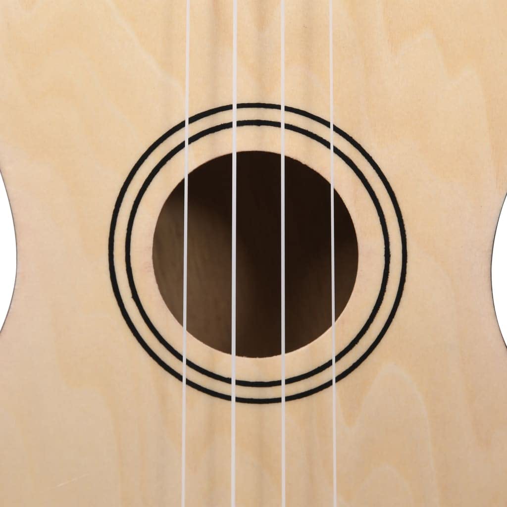 Sopran-Ukulelen-Set mit Tasche für Kinder, helles Holz, 53,3 cm, Artikelfarbe: helles Holz