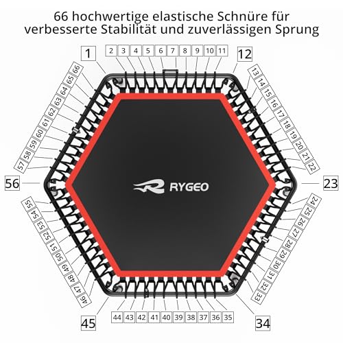 50-Zoll-Mini-Fitness-Trampolin-fuer-Erwachsene--Indoor-Rebounder-mit-stabilem-Rahmen-ideal-fuer-das-Training-zu-Hause-und-Sportuebungen-Maximale-Belastbarkeit-230-kg