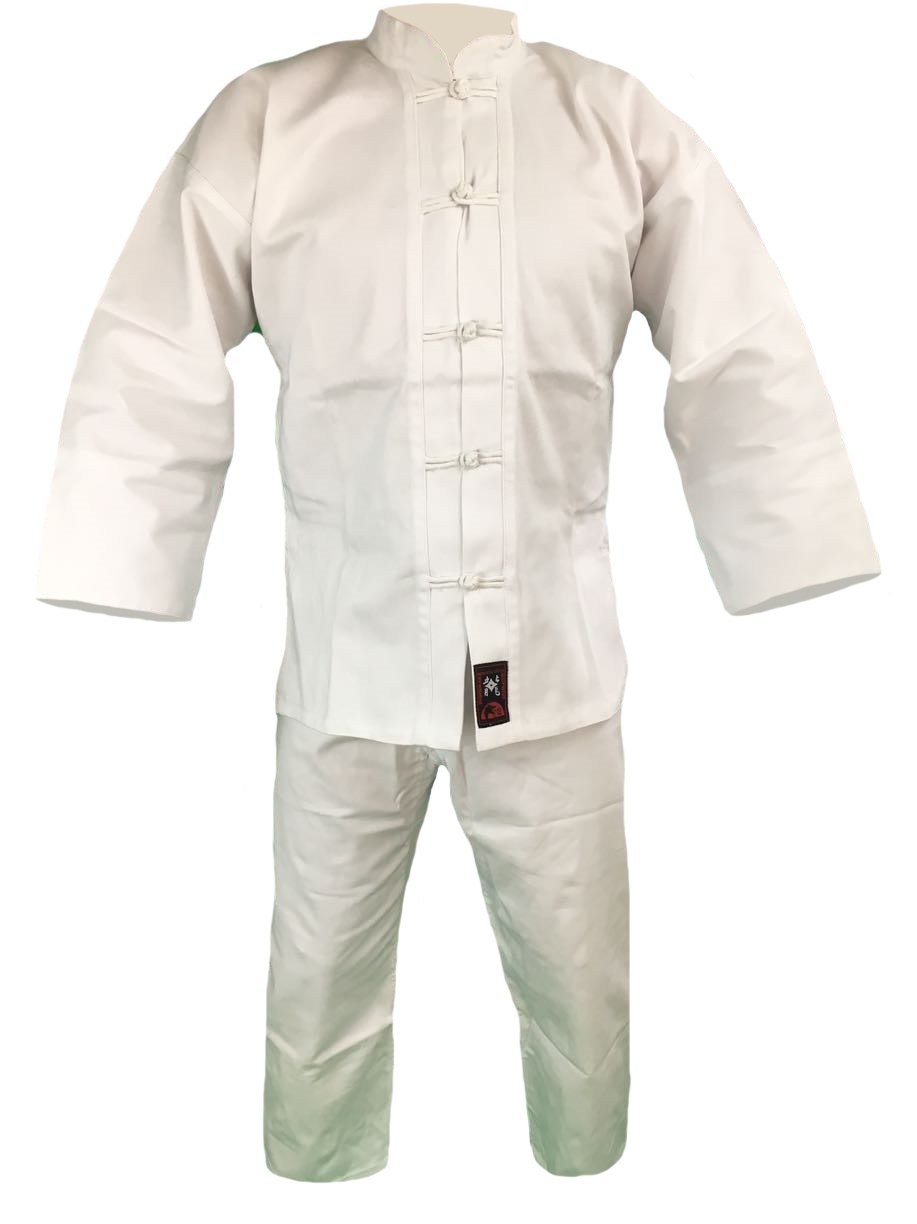 Kung-Fu Anzug Kinder weiß