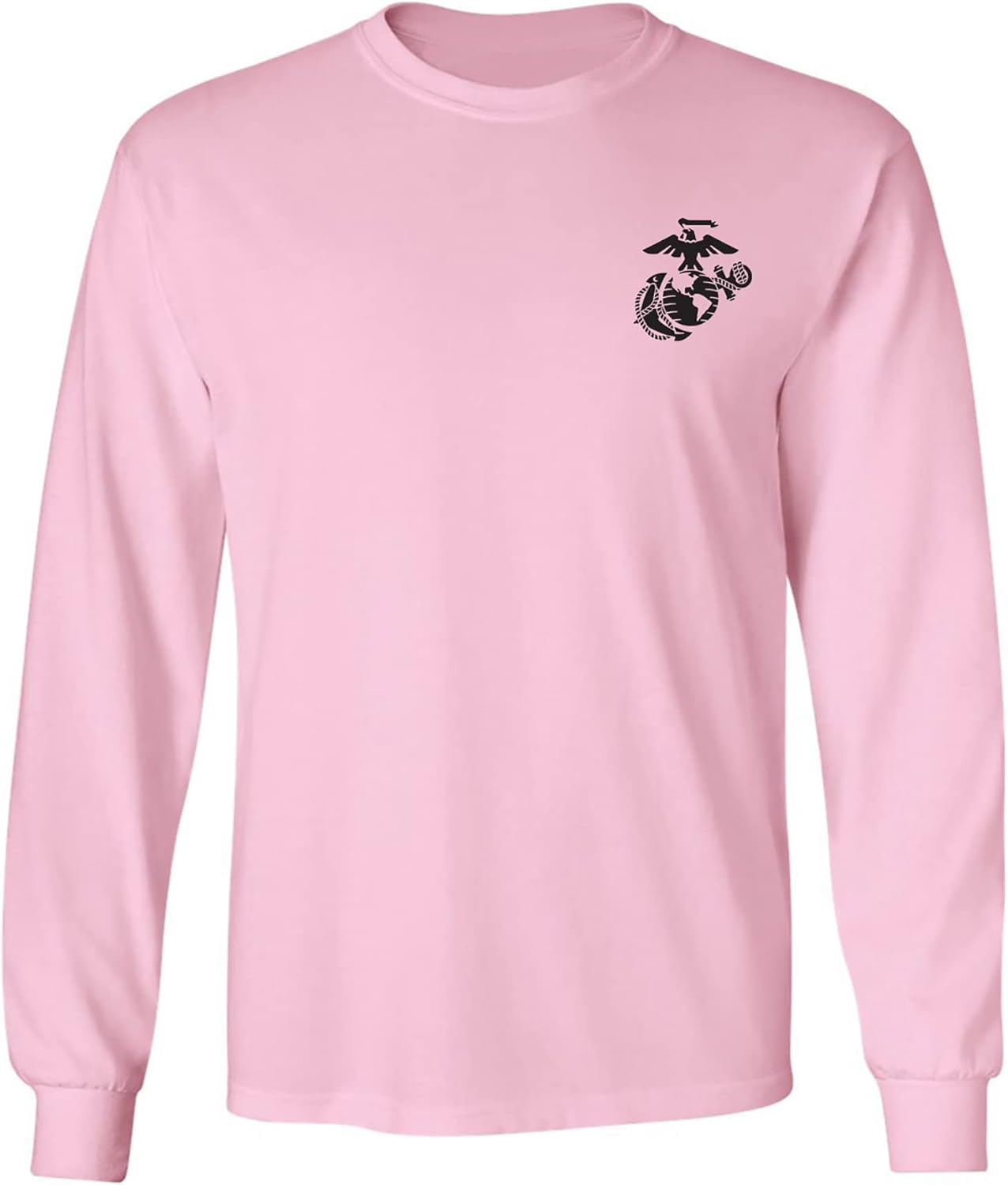 zerogravitee Marines Emblem Left Chest Adult Long Sleeve T-Shirt