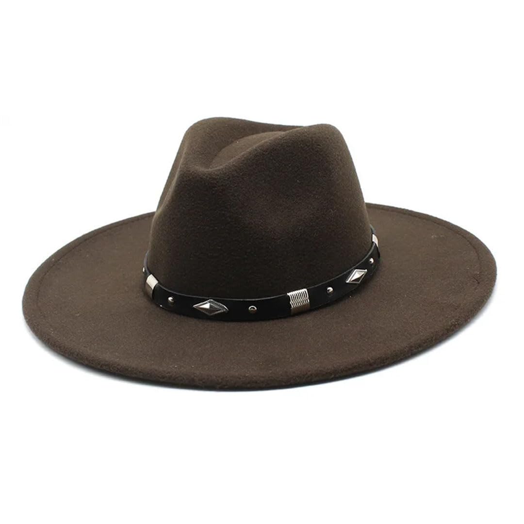 Cappello unisex Fedora con tesa vintage da chiesa cappello da cerimonia nuziale Sombreros