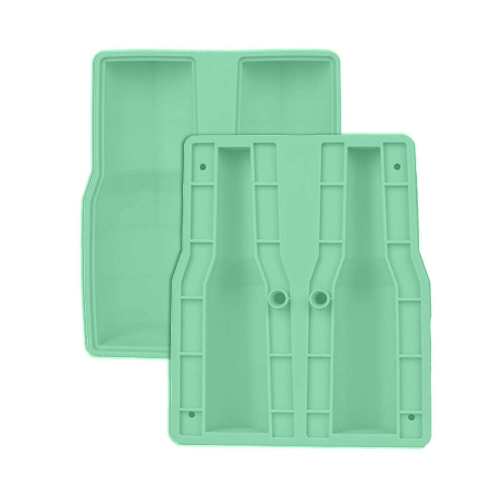 MICFENY Silicone Tray Easy Releases Dishwasher Safe Ice Making Mold for Home Parties and Outdoor Picnics Kitchen Tool