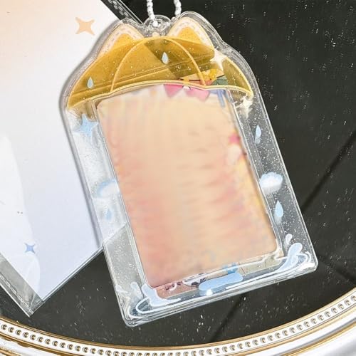 Porte-photocards rigide étuis transparents badges d'étudiants