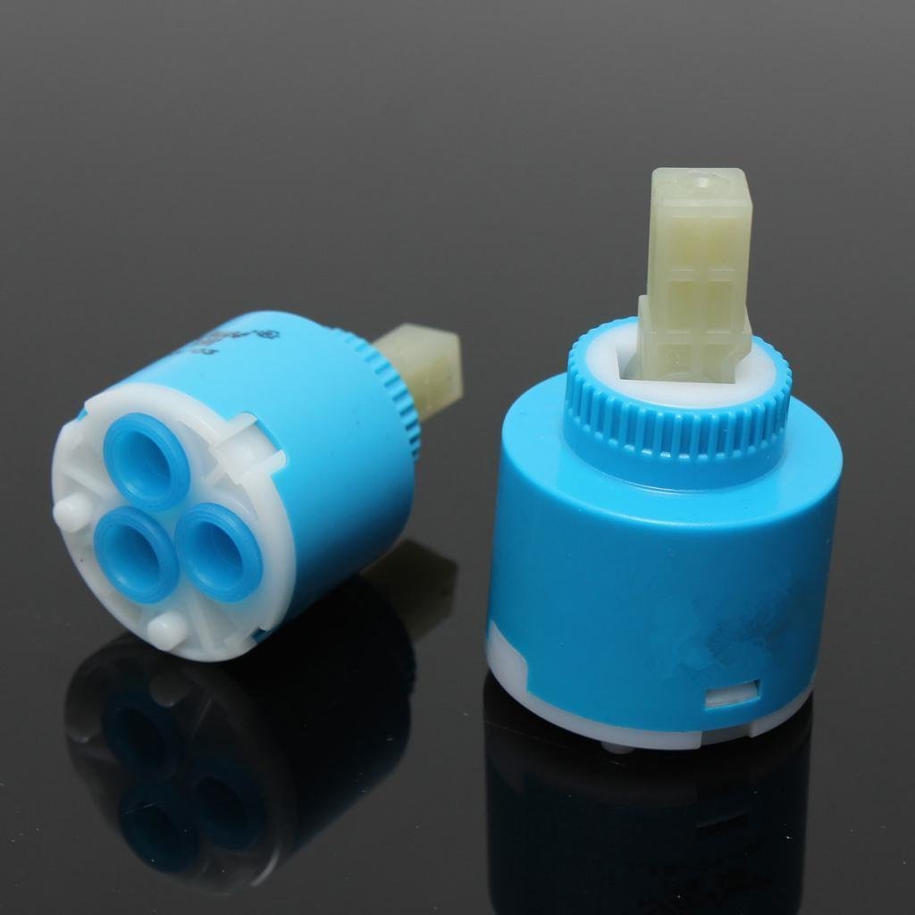 Anano 40Mm Ceramic Disc Cartridge Valve For Single Lever Monobloc Bathroom Or Kitchen Mixer Taps(2Pcs)