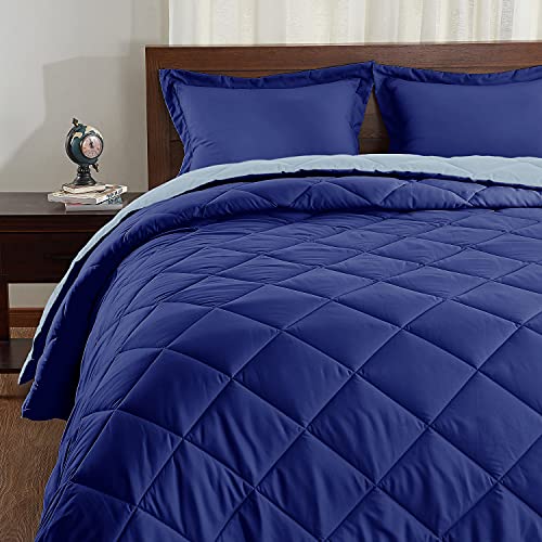 light blue down alternative comforter