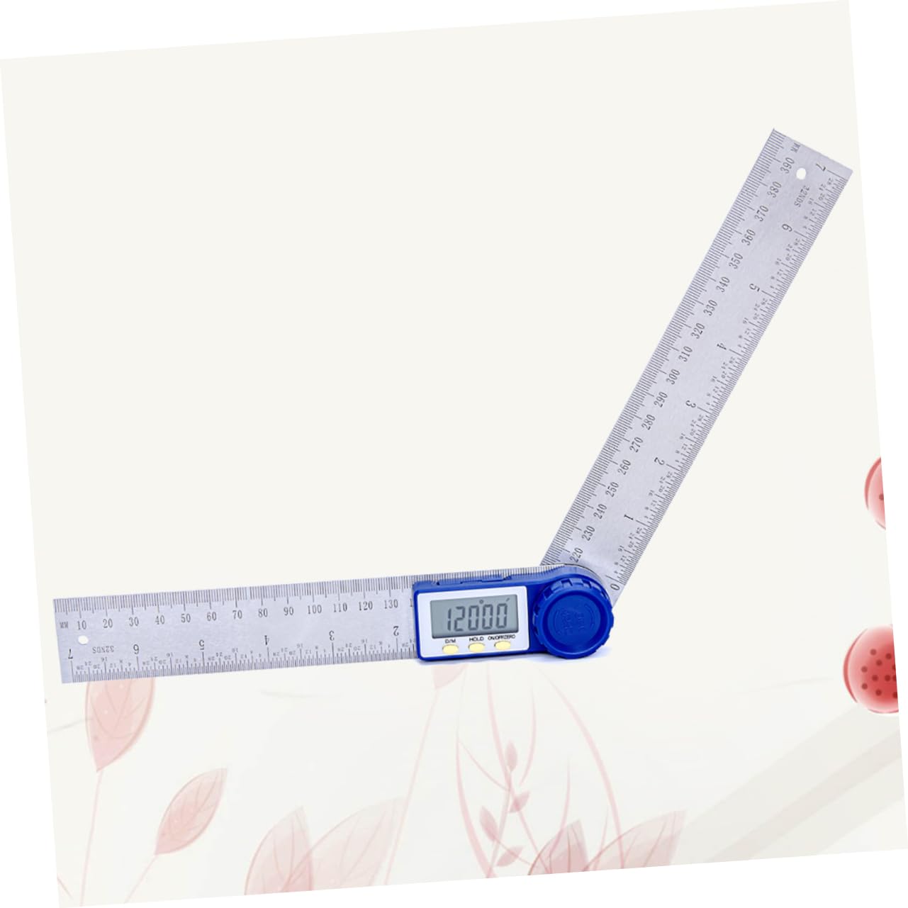 Lurrose Angle Protractor Digital Display Ruler Portable Level Tool for Woodworking and Accurate Measurement Scales for Architects and Craftsmen