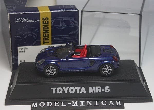 TOYOTA MR-S ミニカー Amazon | エブロ 1/43 EBBRO ミニカー ミニカー MR-S MRS 青