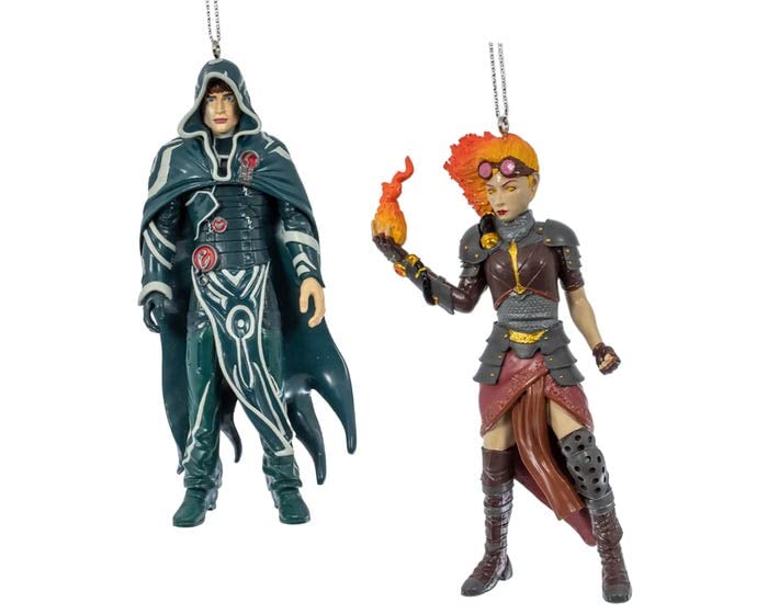Magic The Gathering® Jace and Chandra Ornaments, 2 Assorted