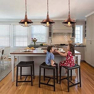 Industrialpendantlightskitchenisland2packfarmhousependantlightwithadjustablechainrusticpendantlightfixturemetalcagependantlightwithwirecagefordiningroombarn Urban Country Home Decor Industrial pendant lights kitchen island 2 pack farmhouse pendant light with adjustable chain rustic pendant light fixture metal cage pendant light with wire cage for dining room barn urban country home decor