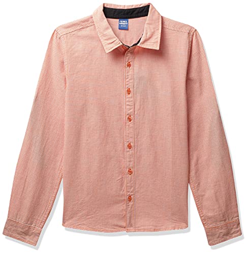 Image of Amazon Brand - Jam & Honey Boys 100% Cotton Printed Regular Fit Long Sleeve Shirt