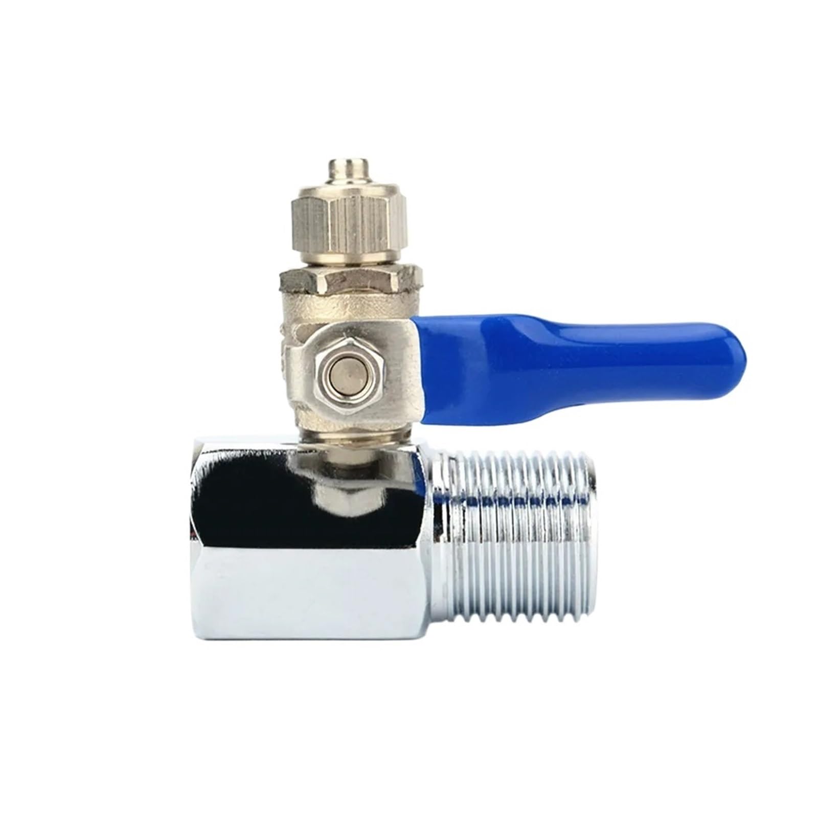 Valvola a sfera, 1 pz. Set valvola a sfera di ingresso a T for osmosi inversa del depuratore d'acqua, tubo di ricambio da 1/2" a 1/4" Accessori for depuratori d'acqua domestici