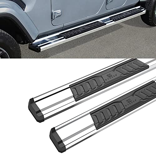 Estribos HD Ridez OE Style Mirror Polished para Jeep Gladiator miniatura 4