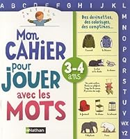 CAHIER PR JOUER AV MOTS 3-4 AN 2092524569 Book Cover
